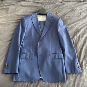 Suitsupply Napoli Blue Single Breasted Suit